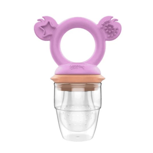 Cherub Baby Silicone Fresh Food Feeder & Teether Peach  Blush