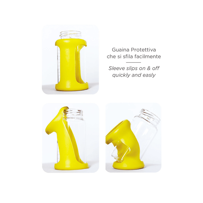 Cherub Baby Wideneck 240ml 1pk - Yellow