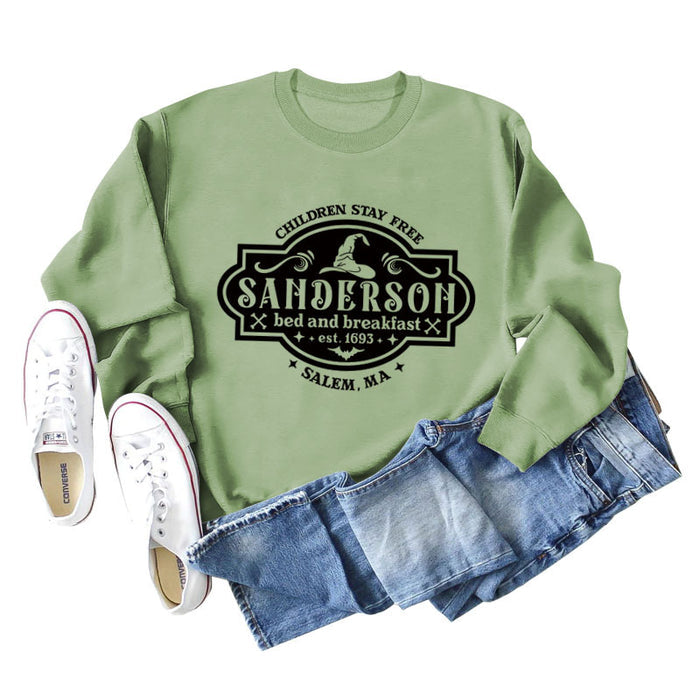 Olive green hoodie (black font) / S