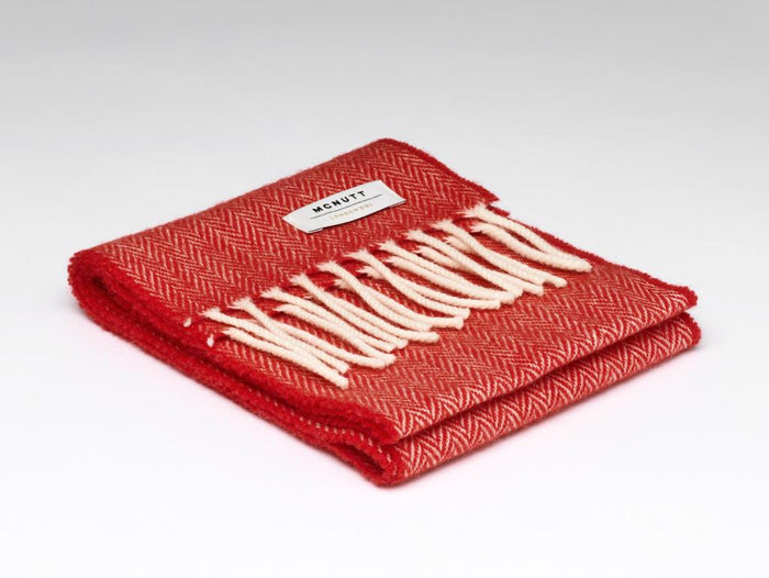 Children's Scarf - Lambswool - Red