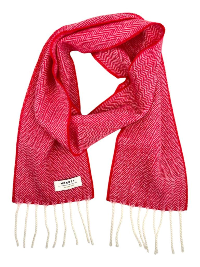 Children's Scarf - Lambswool - Red