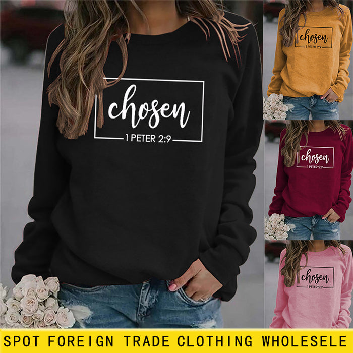 Chosen I Peter 2:9 Long-sleeved Sweater for Women