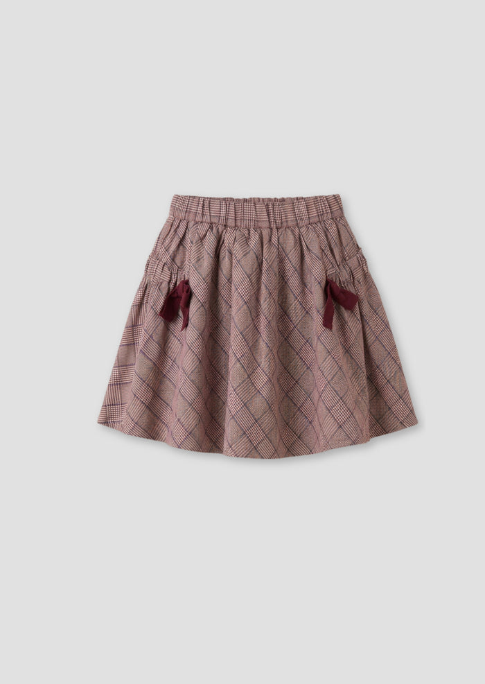 Clara Check Skirt