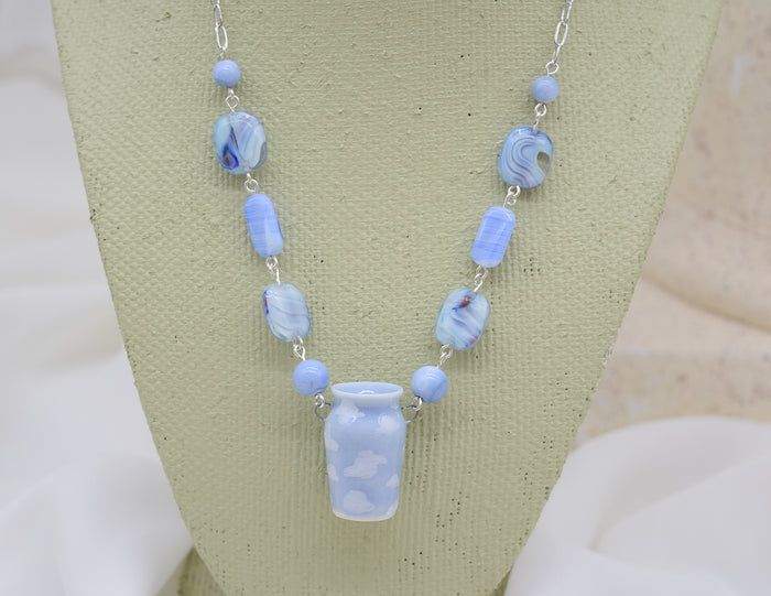 Cloudy Pot Necklace #2