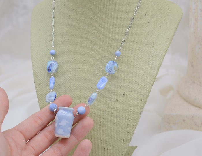 Cloudy Pot Necklace #2