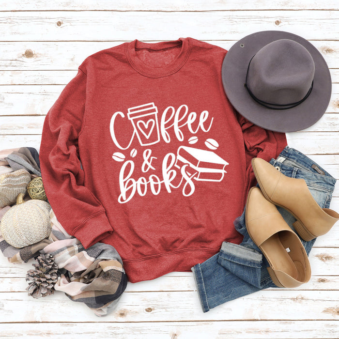 Red sweater (white font) / S