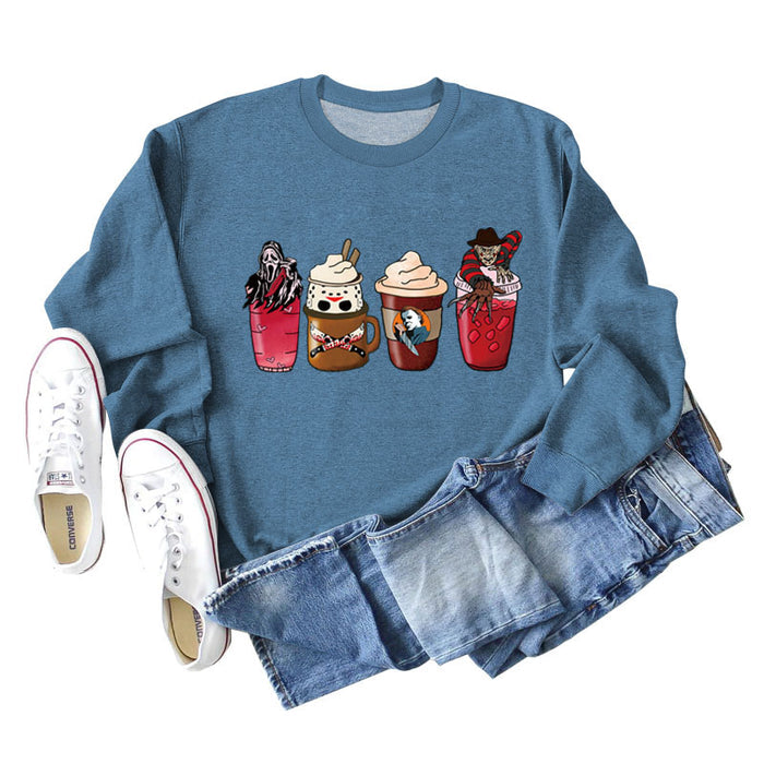 Blue sweater (color picture) / S