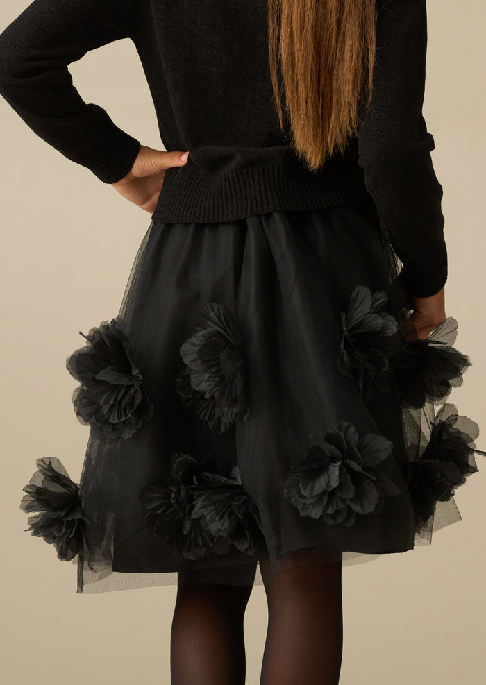 Colette Flower Mesh Skirt
