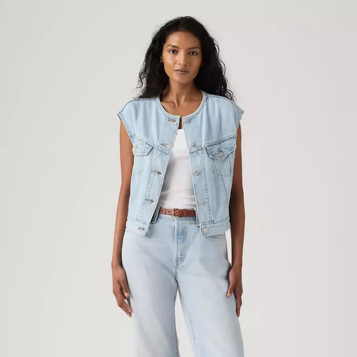 Collarless Shrunken 90's Vest - Of Course