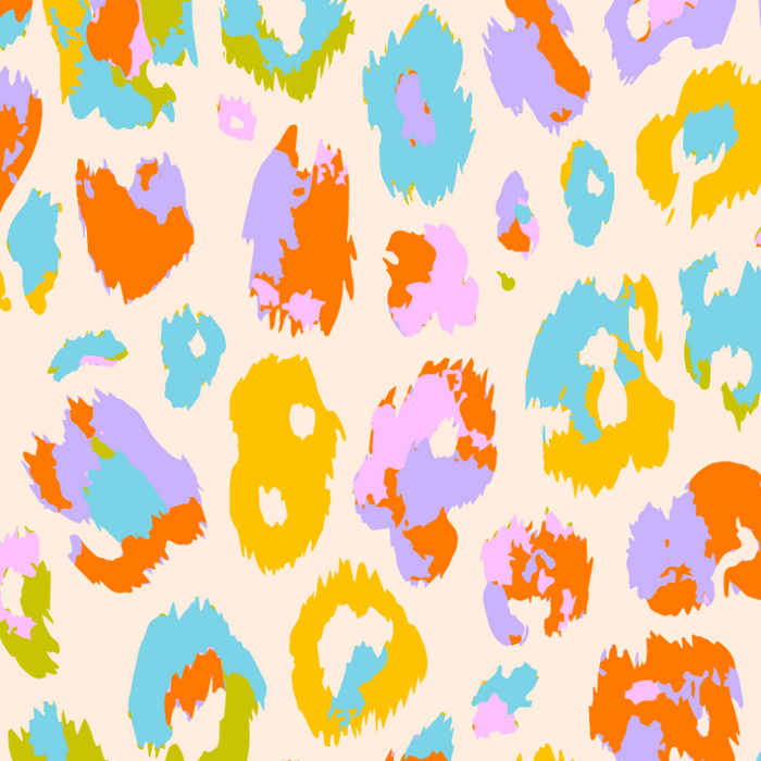 Colorful abstract pattern on a beige background