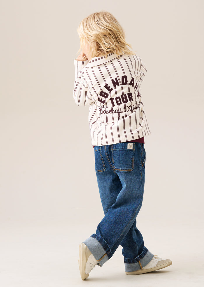 Cooper Stripe Canvas Shacket