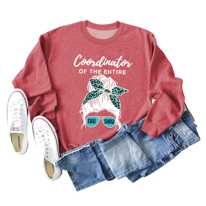 Red sweater (white color picture) / S