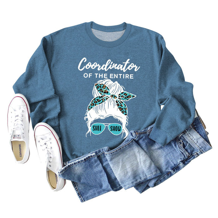 Blue sweater (white color picture) / S