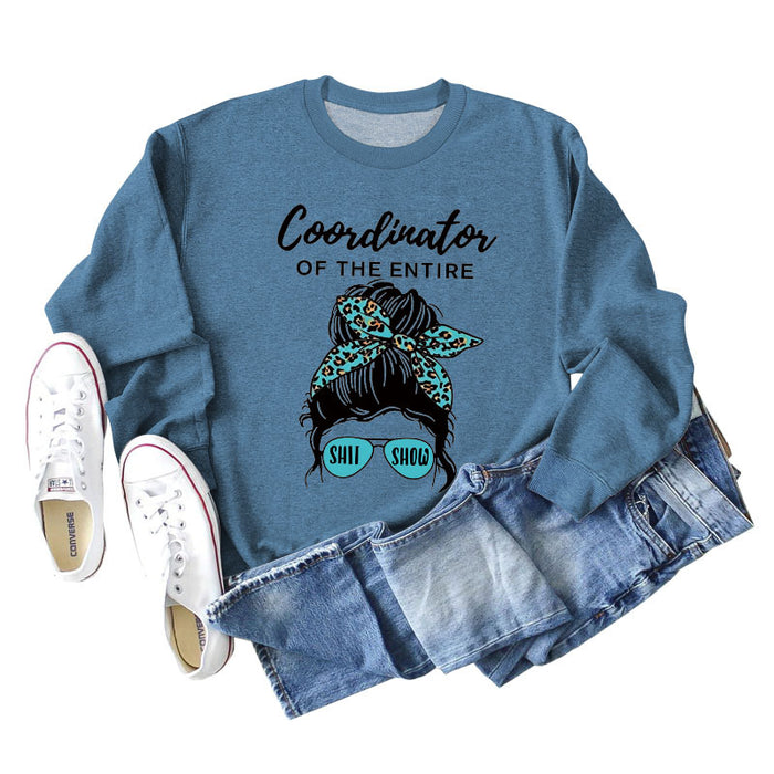 Blue sweater (black color picture) / S