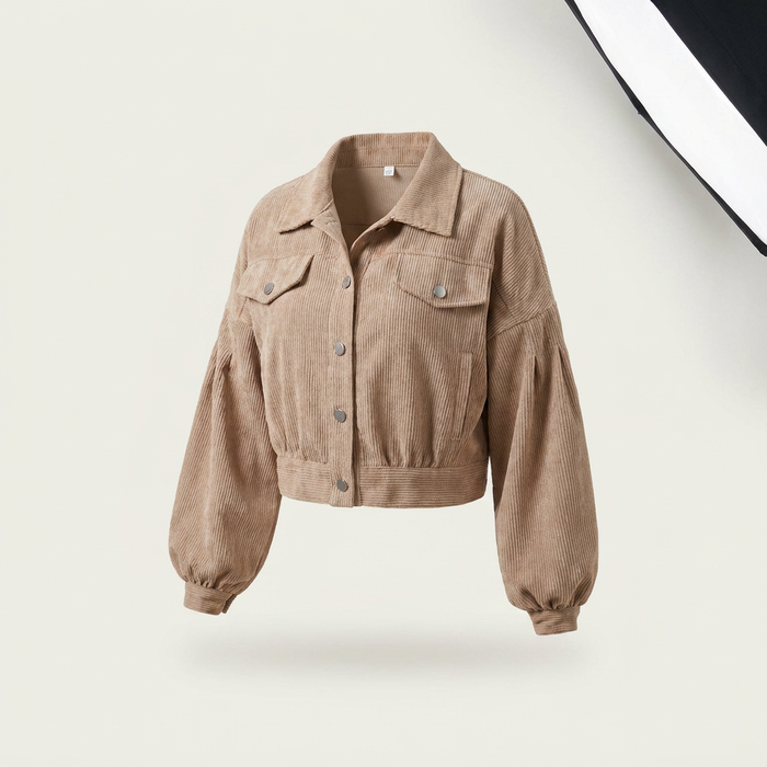 Corduroy Cropped Jacket Women Canada | Parcel Theory