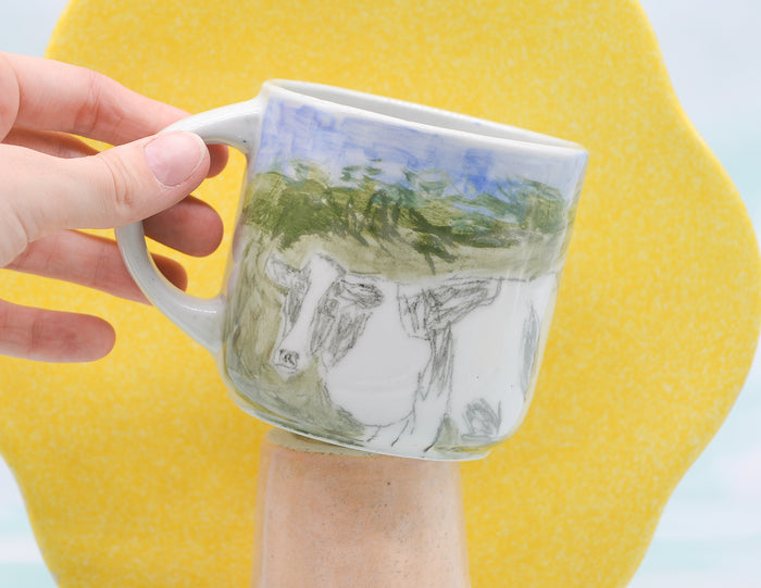 Cow in the Field Mug