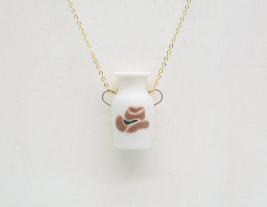 Cowboy Hat Pot Necklace #1 - Juice Ceramics