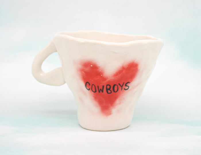 Cowboy Mug - in White