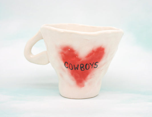 Cowboy Mug - in White