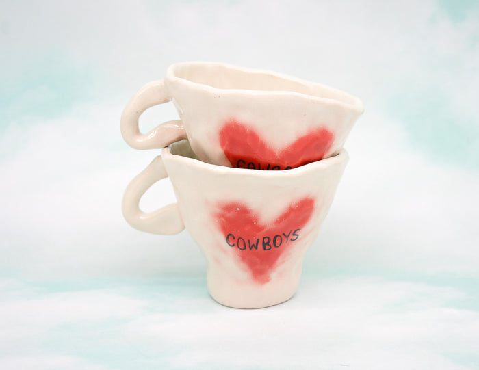 Cowboy Mug - in White