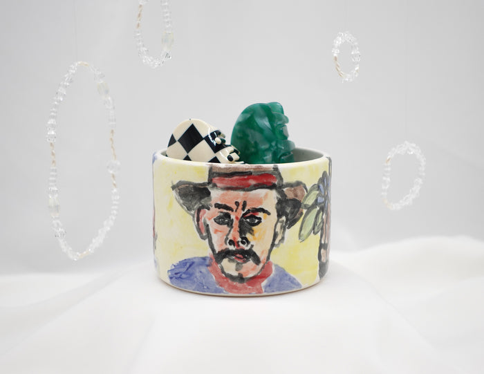 Cowboy Yeehaw Majolica Catch-all