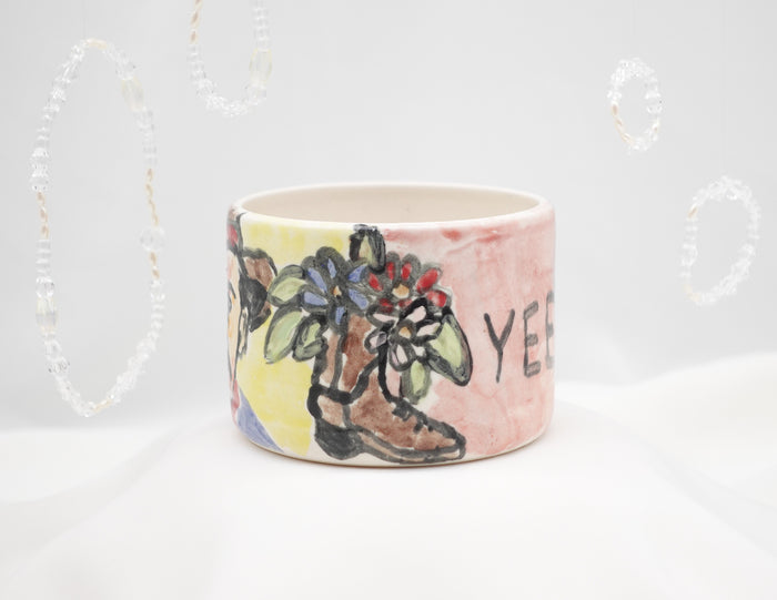 Cowboy Yeehaw Majolica Catch-all