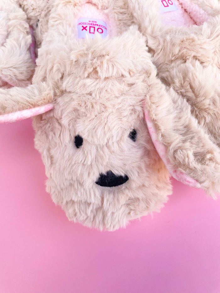 puppy dog lounge slippers ohmeredith rock paper scissors