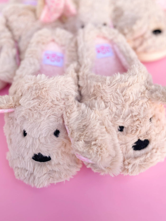 puppy dog lounge slippers ohmeredith rock paper scissors