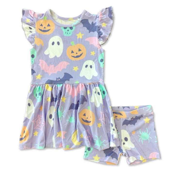 Creep It Cute Twirl Dress & Shorts Kid