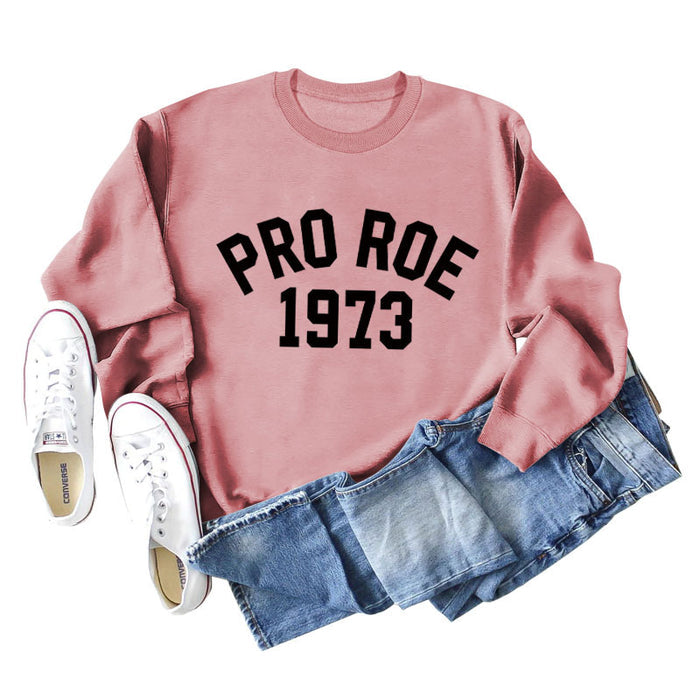 Rose gold sweater (black font) / S