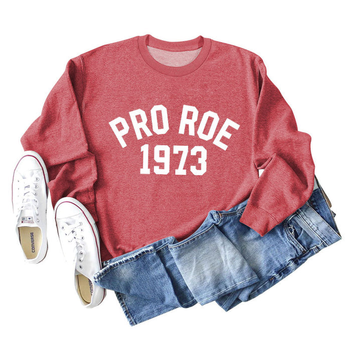 Red sweater (white font) / S