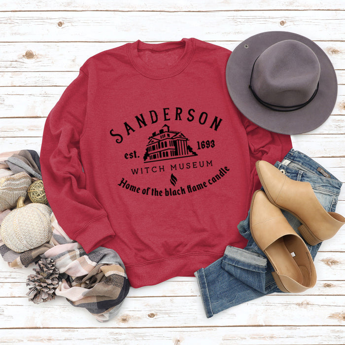 Red sweater (black font) / S