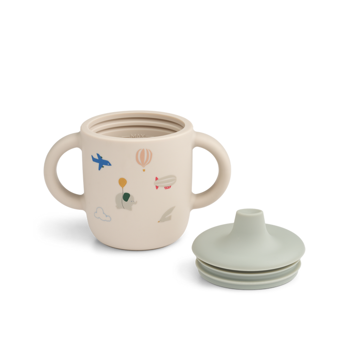 Liewood - Cup - Neil - Flying/Sandy - Separate Lid