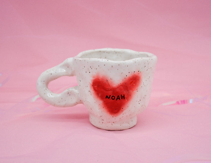 Custom Heart Mug