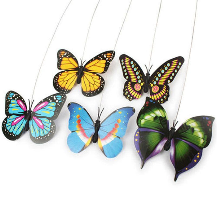 Cute Electric Butterfly/Bird Cat Teaser Toy Cat Toys Pet Clever Butterfly