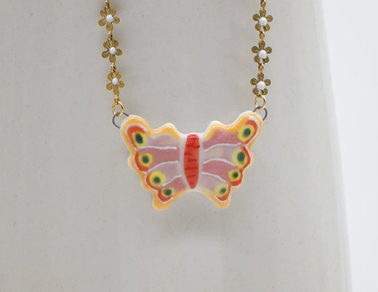 Dahlia Butterfly Necklace