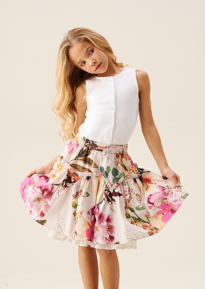 Dahlia Multi Ruffle Tiered Skirt