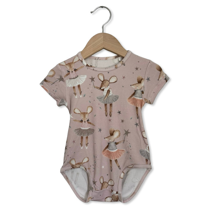 Dainty Dancers Short Sleeve Snuggle Bug Bodysuit