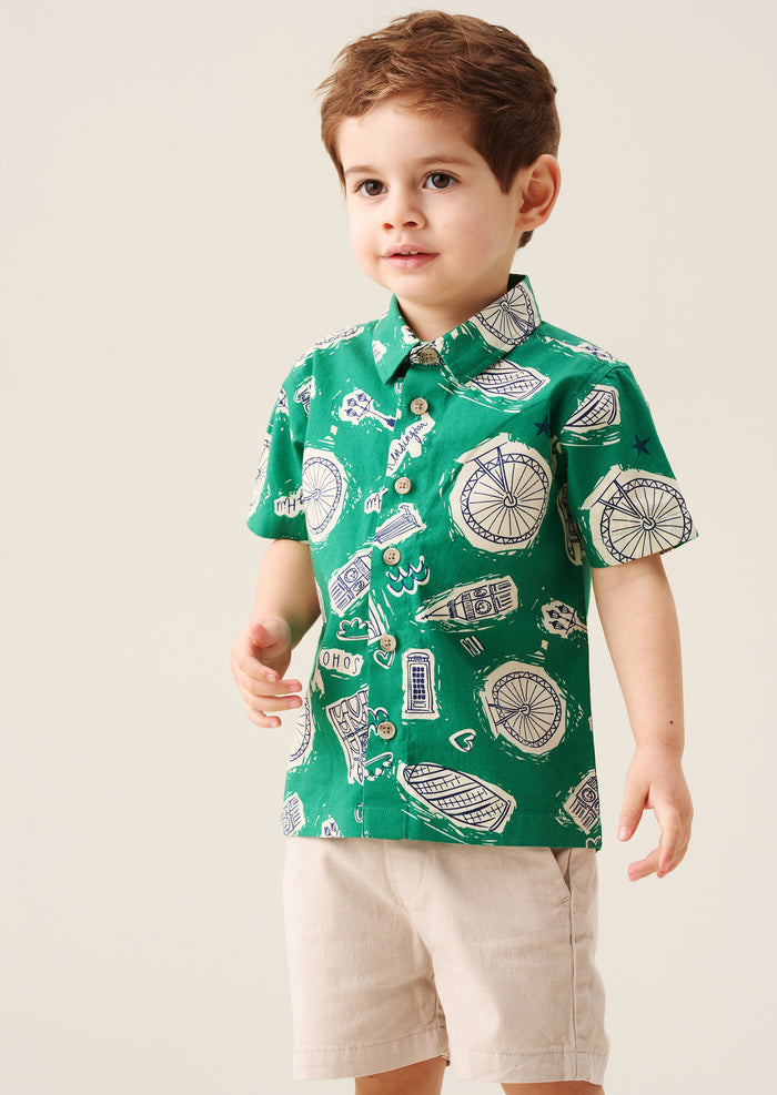 Damien City Print Shirt