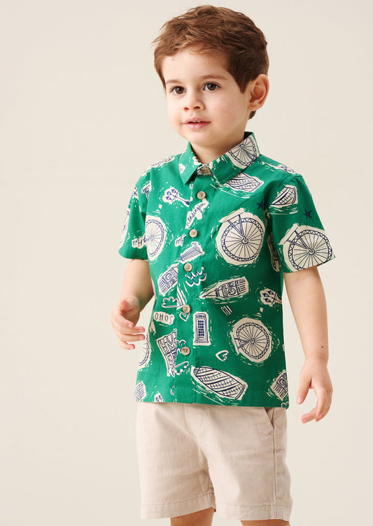 Damien City Print Shirt