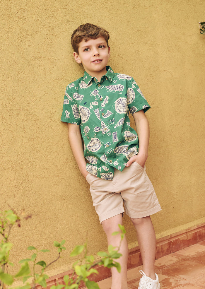 Damien City Print Shirt