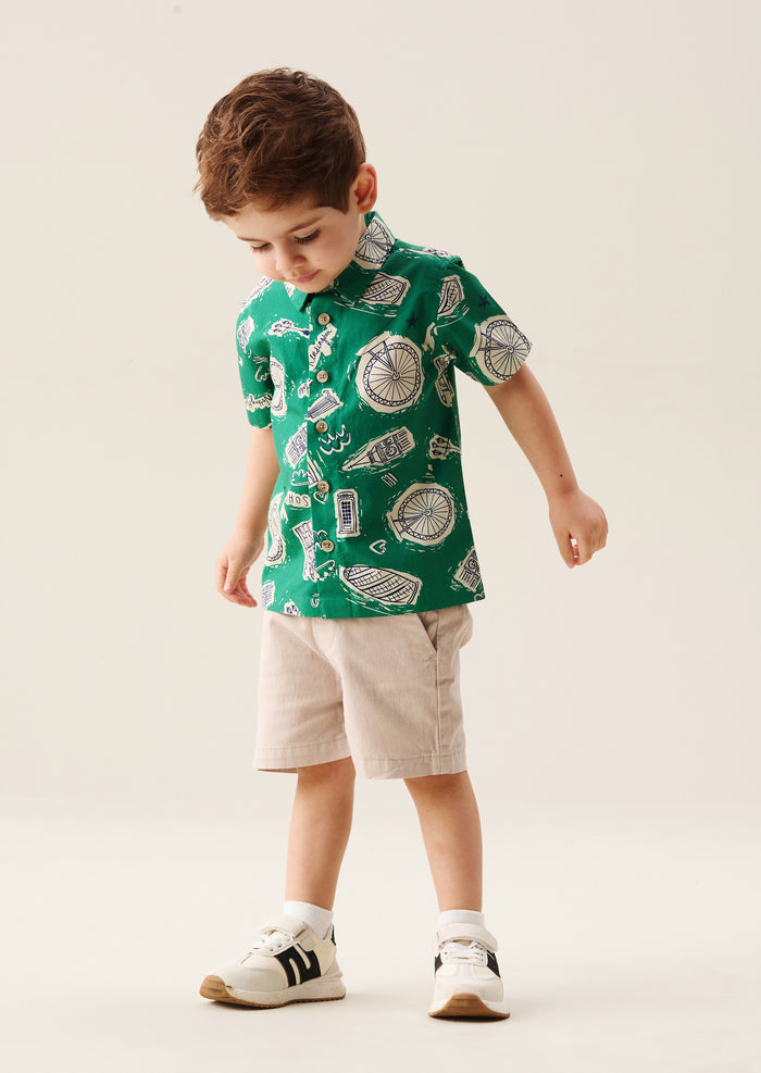 Damien City Print Shirt