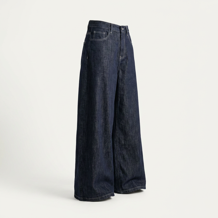 Dark Wash Wide Leg High Rise Jeans for Women | Canada