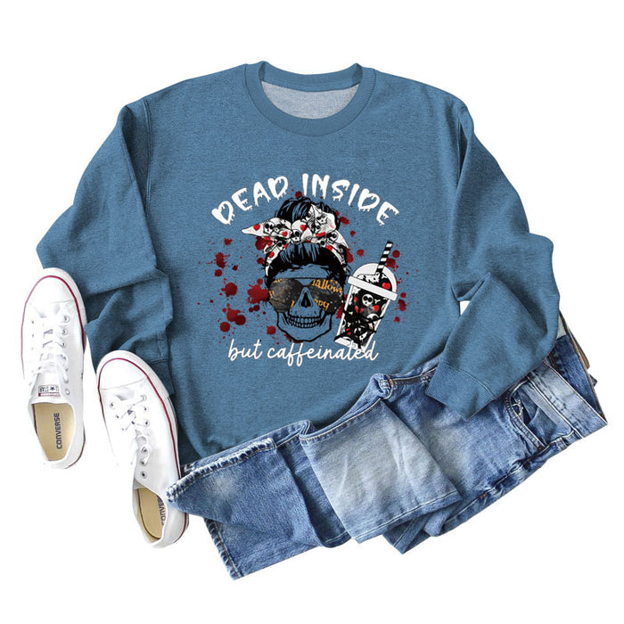 Blue sweater (white color picture) / S