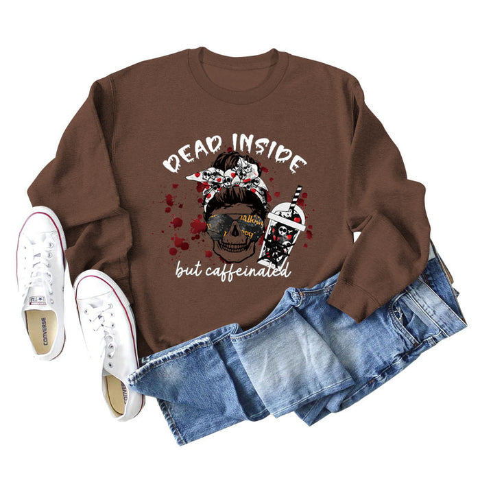 Coffee color sweater (white color picture) / S