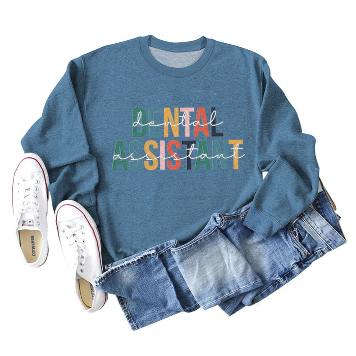 Blue sweater (white color picture) / S