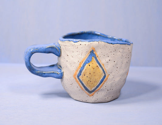 Diamonds Hand Pinched Cup