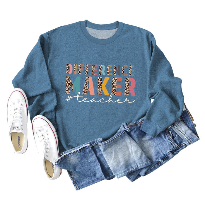 Blue sweater (white color map) / S