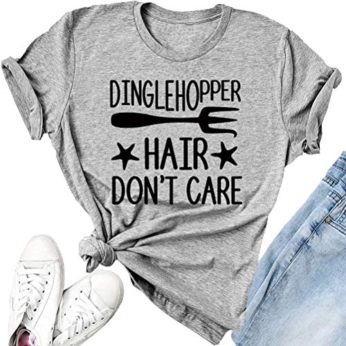 Dinglehopper Hair Don't Care Women T- Shirt