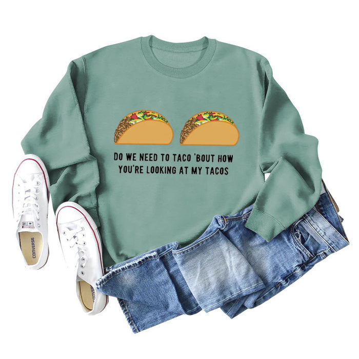 Light green hoodie (black font color picture) / S